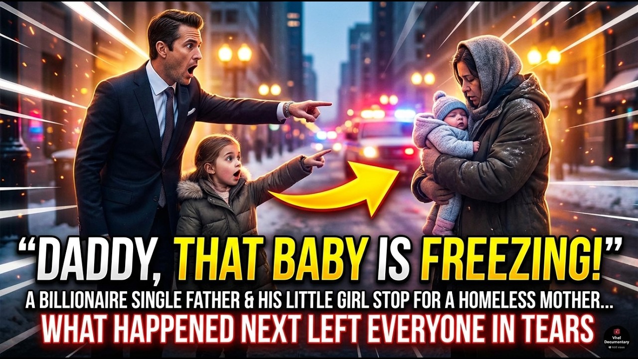 Daddy Saves a Shivering Baby — Homeless Mom’s Surprise Leaves Everyone in Tears