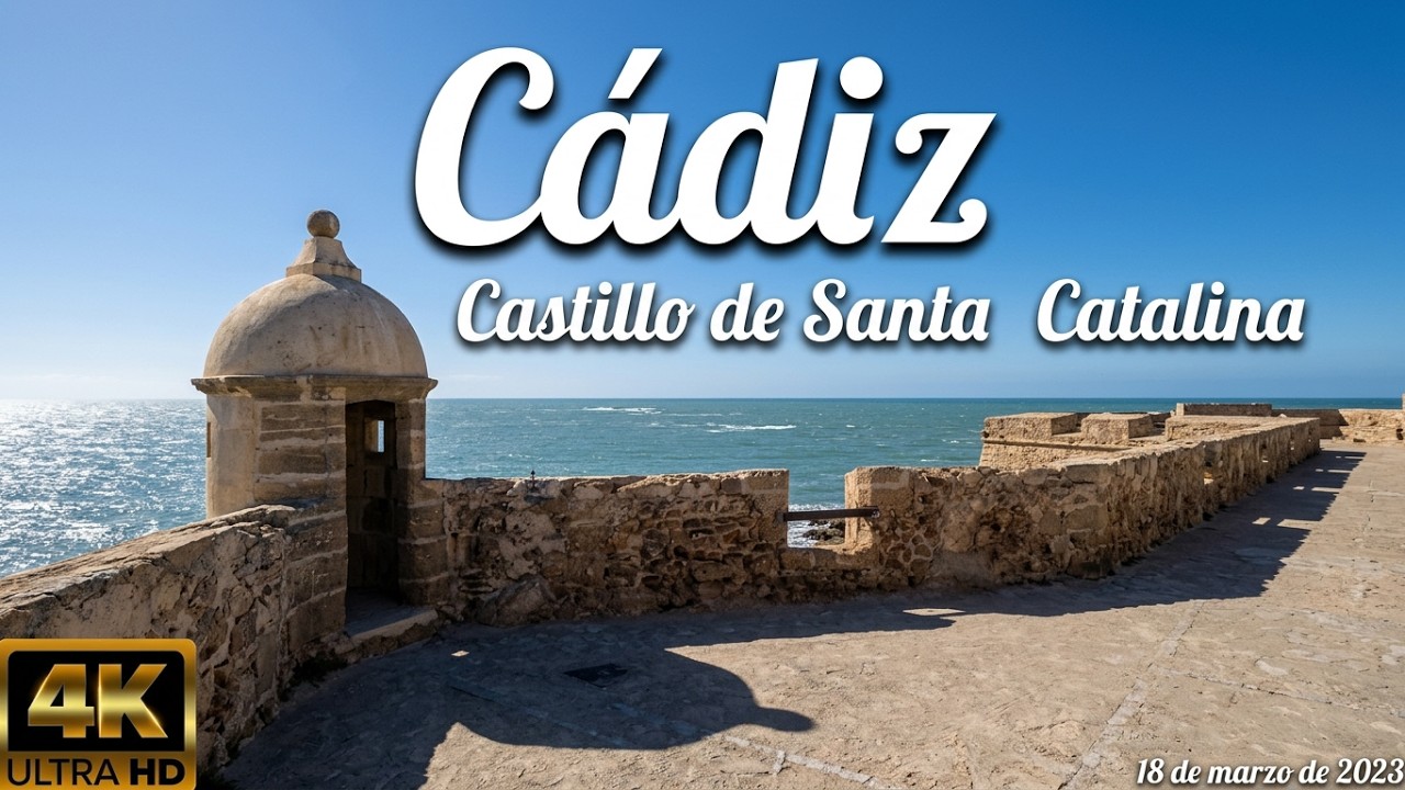 castillo de Santa Catalina (Cádiz) (4k) (18 de marzo de 2023)