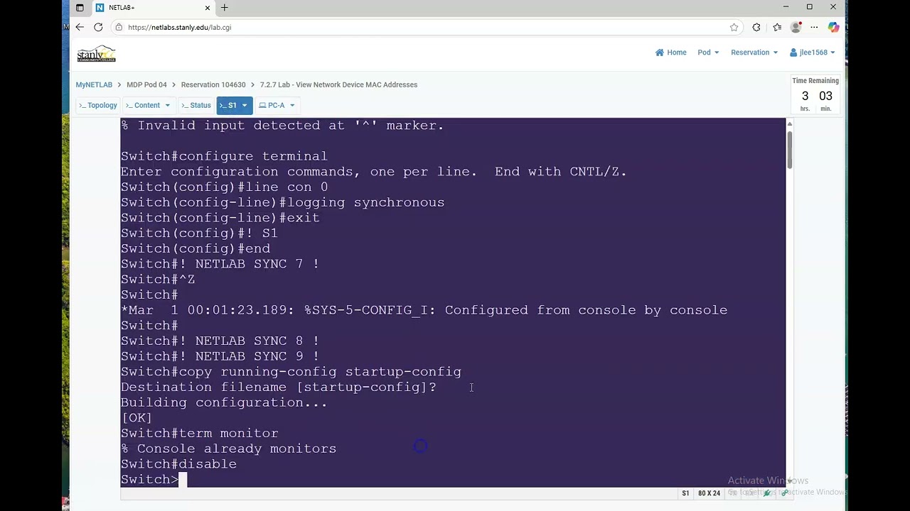 Netlabs login instruction