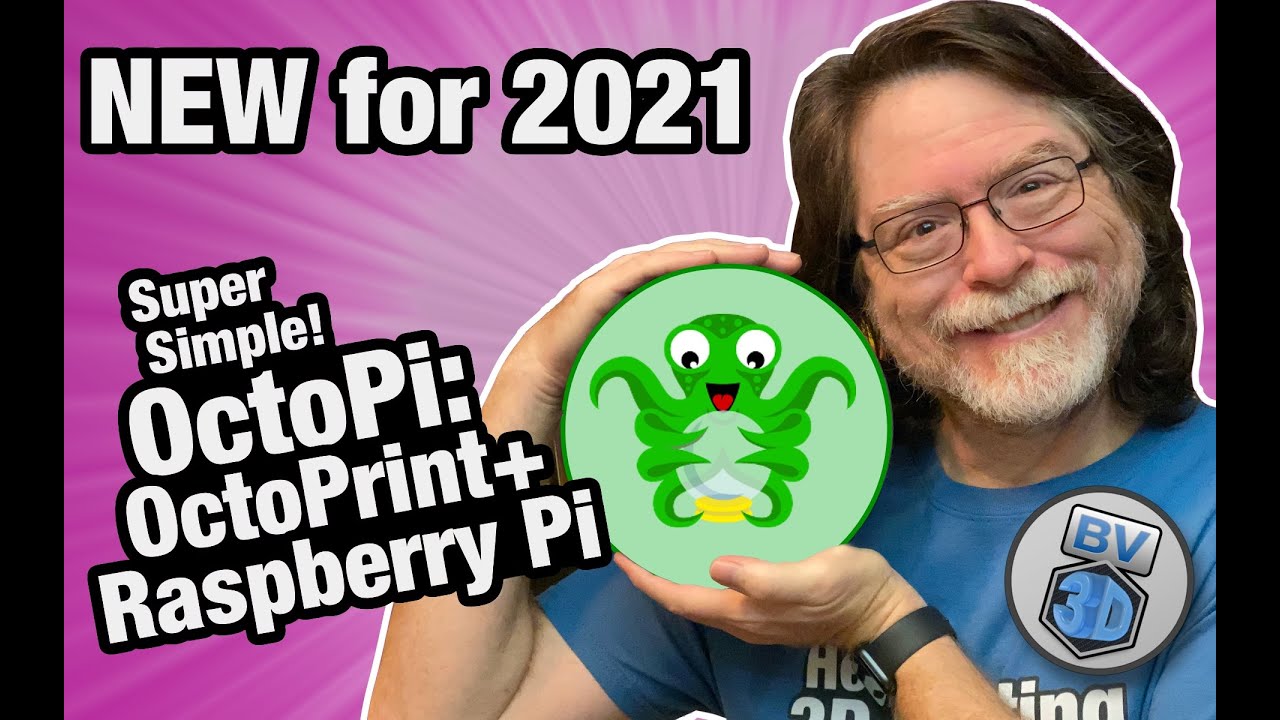 OctoPi 2021: OctoPrint + Raspberry Pi! Super Simple Setup (Mac & Win)