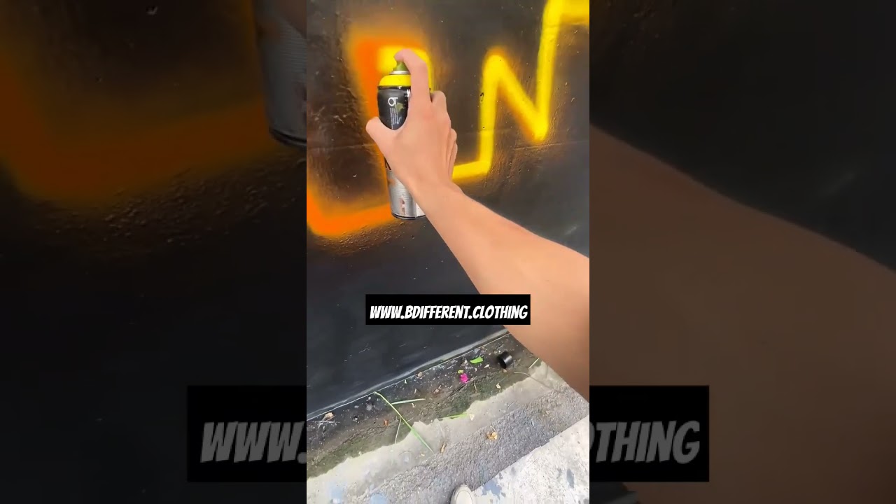 LITERA GRAFFITI &bdquo;H&rdquo; EFEKT NEONOWY 👀 #graffitiart #graffiti #szorty