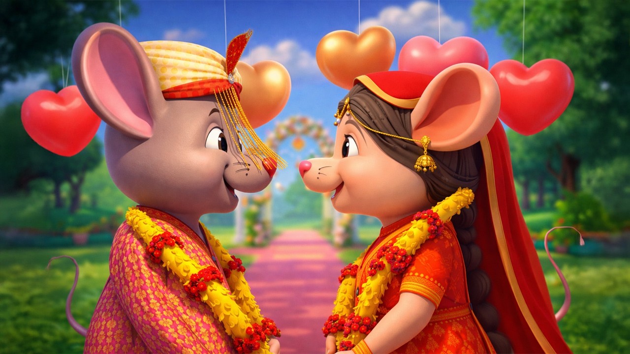 चूहे की बारात 🐭| Chuhe Ki Barat + Many More Popular Rhymes For Kids | Hindi Rhymes