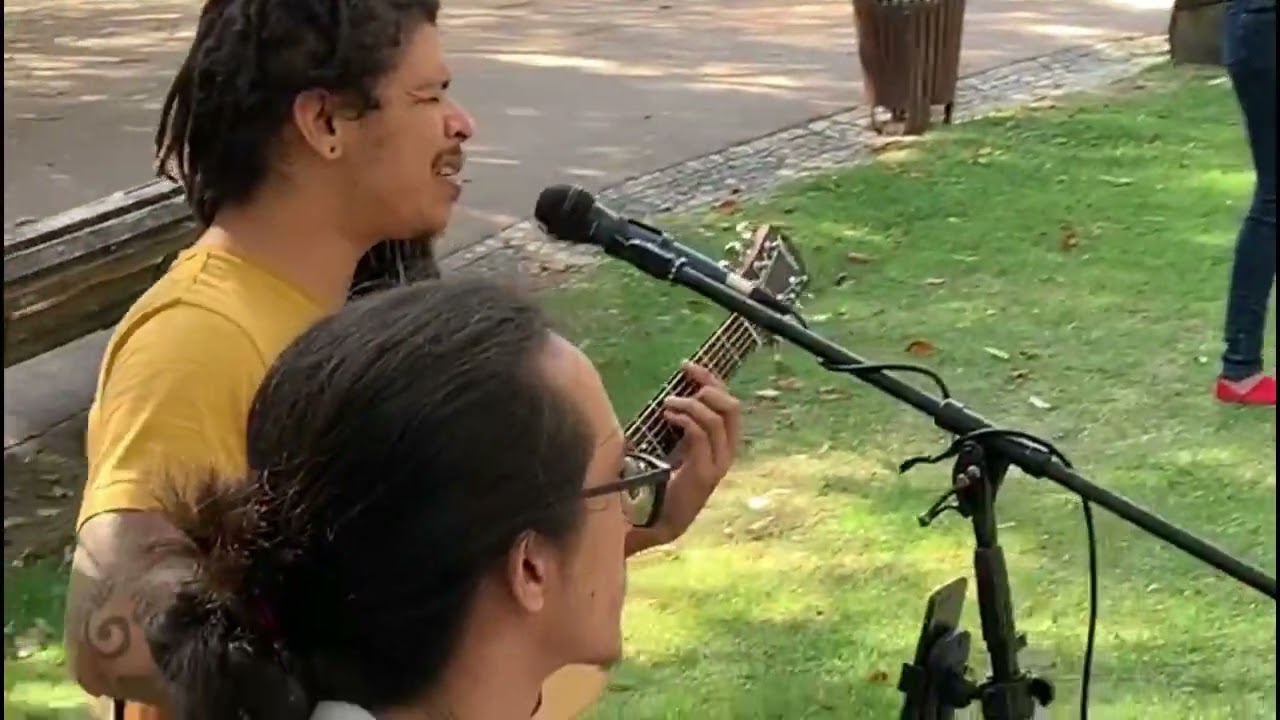 Busker on Lisbon Streets - #1