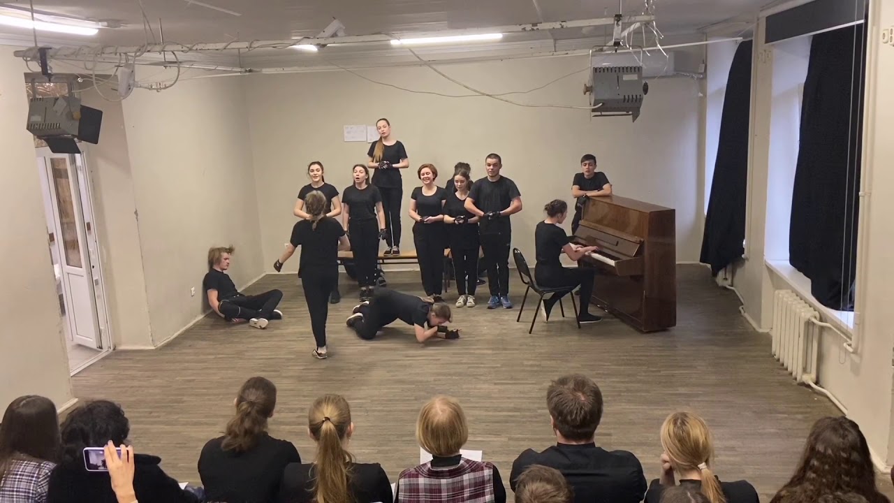 Экзамен по сценическому движению. 2 курс/1 семестр. Массовый сценический бой.