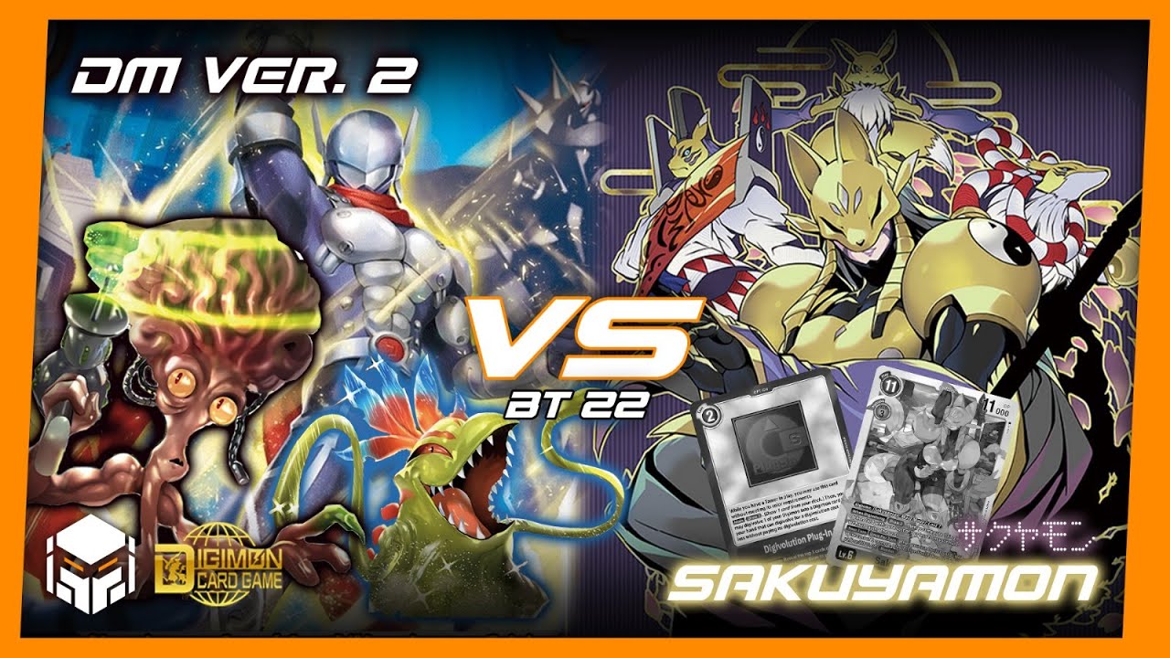 Post Banlist Match! DM Ver 2 vs Sakuyamon [Digimon Card Game & TCG BT22]