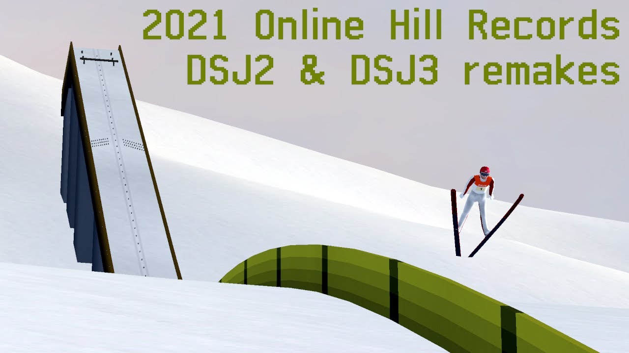 Deluxe Ski Jump 4 - Rekordy online 2021 - Skocznie z DSJ2 i DSJ3