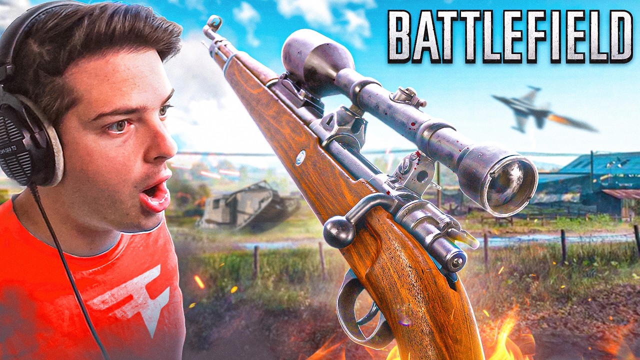 When the #1 COD Sniper Tries BATTLEFIELD...