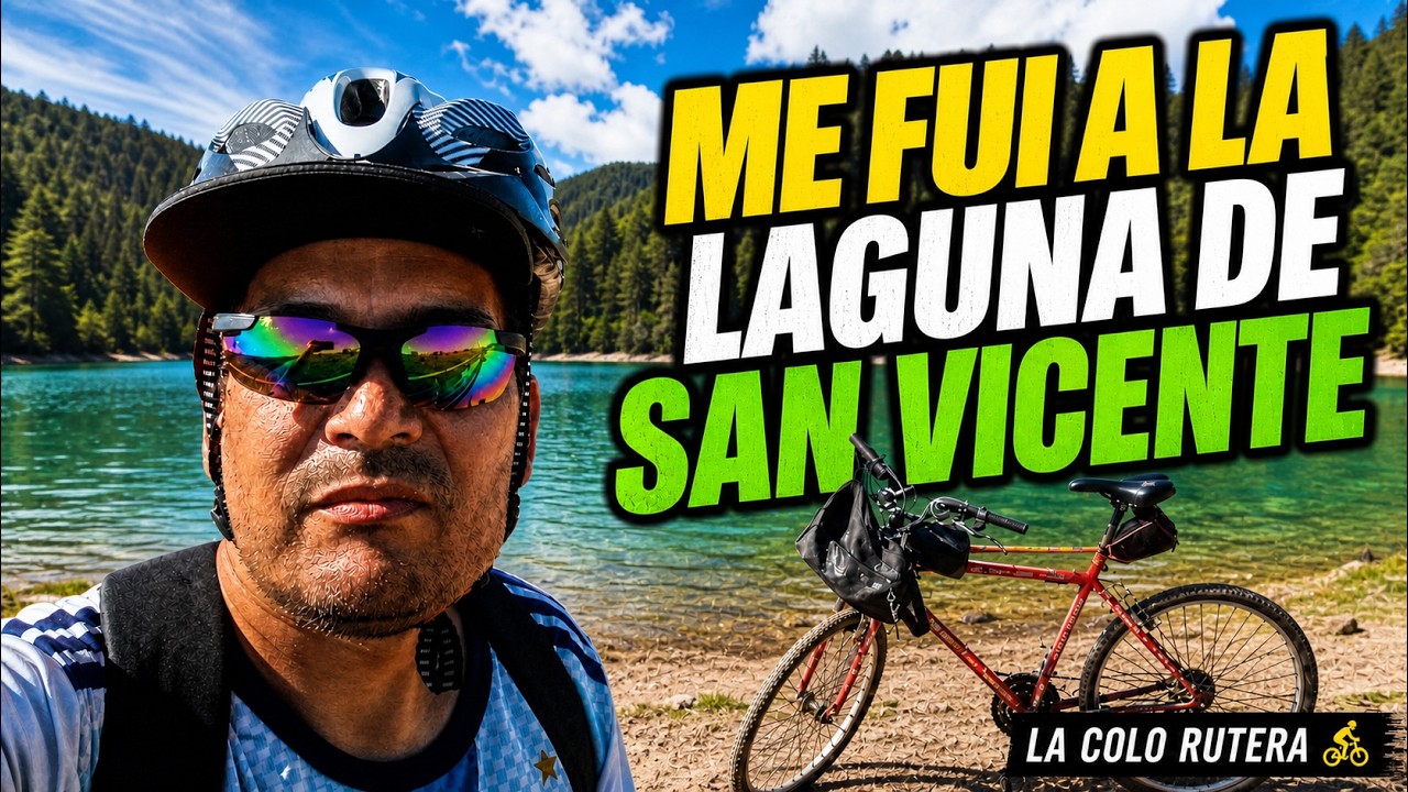 Me fui en bici a la Laguna de San Vicente 🚴‍♂️ ¡Mirá lo que encontré!