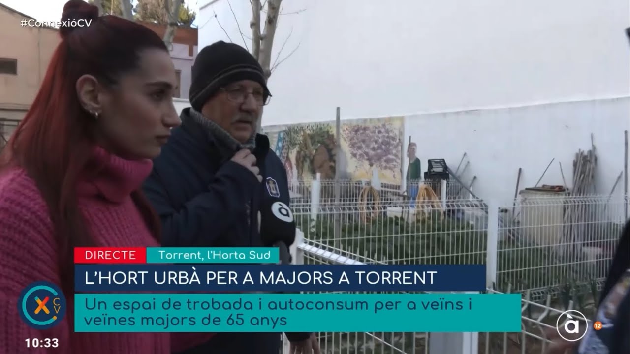 Visitem els horts urbans del Centre de Majors de Torrent 