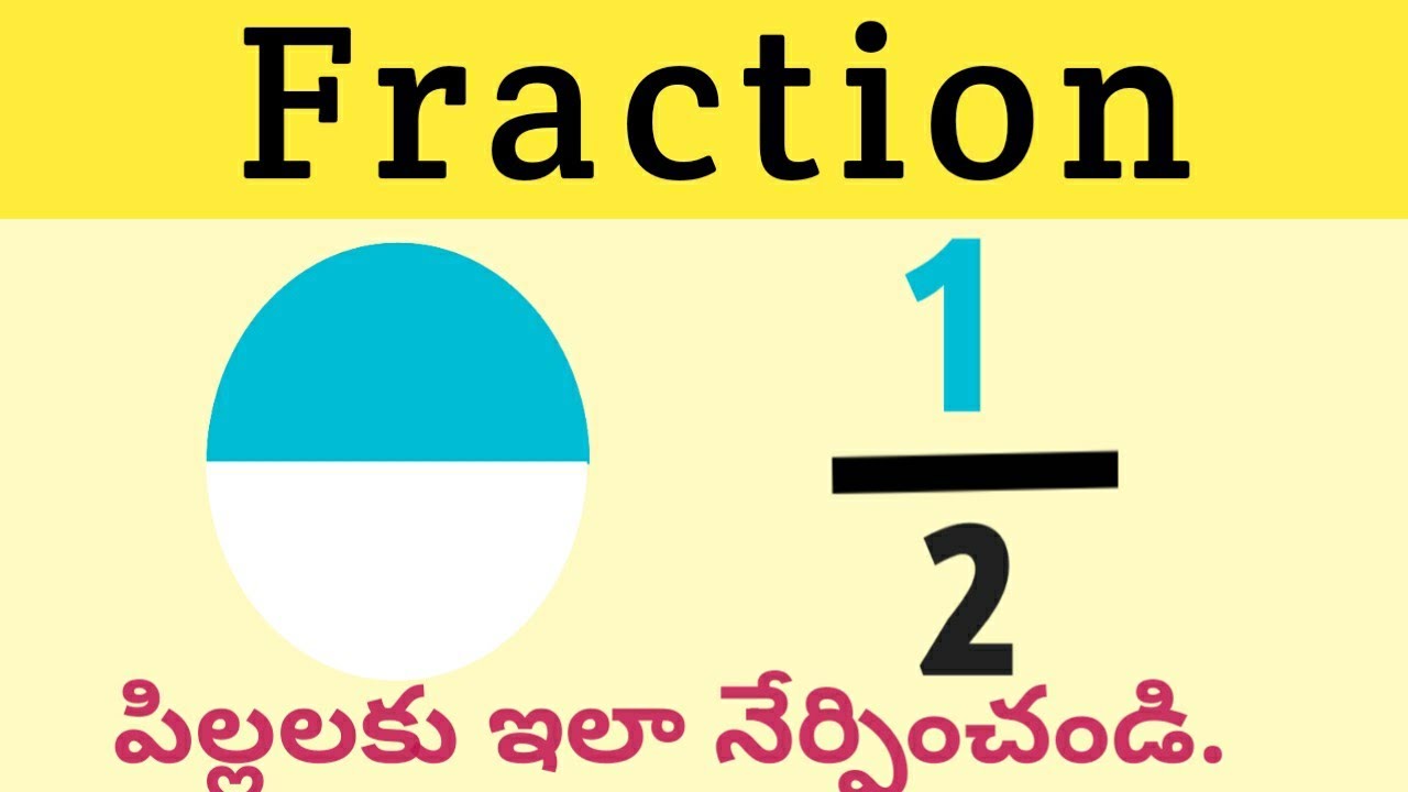 What is Fraction? || Types of Fractions || Grade 4 Maths in Telugu