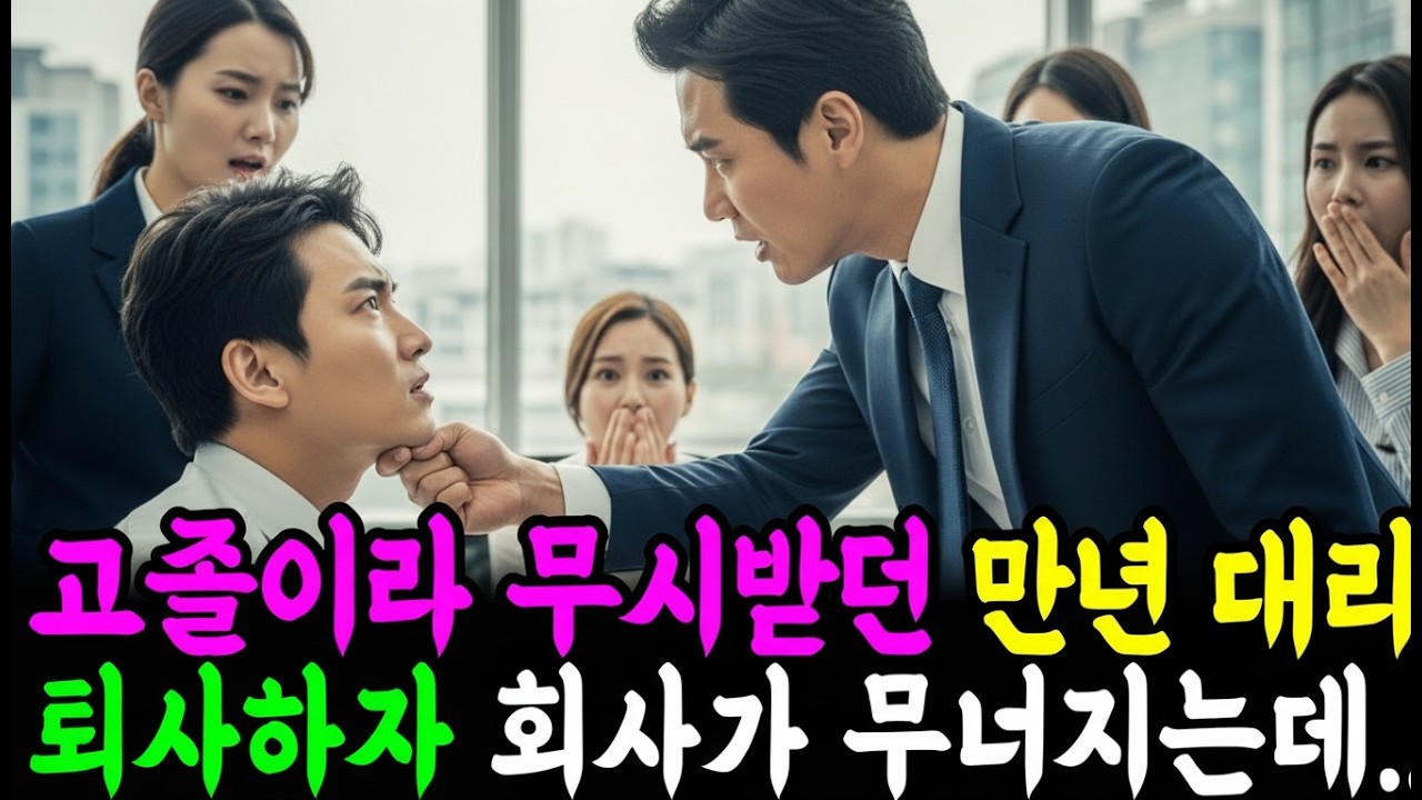 고졸이라 무시받던 만년 대리 퇴사하자 회사가 무너지는데.. | 인생사연 | 시니어사연 | 오디오북 | 드라마 |