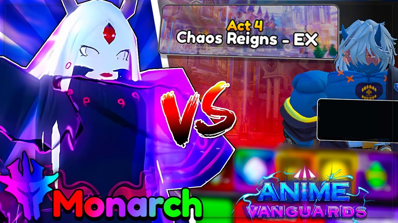 MONARCH Kaguya против Anime Vanguards (Solo The Game?)