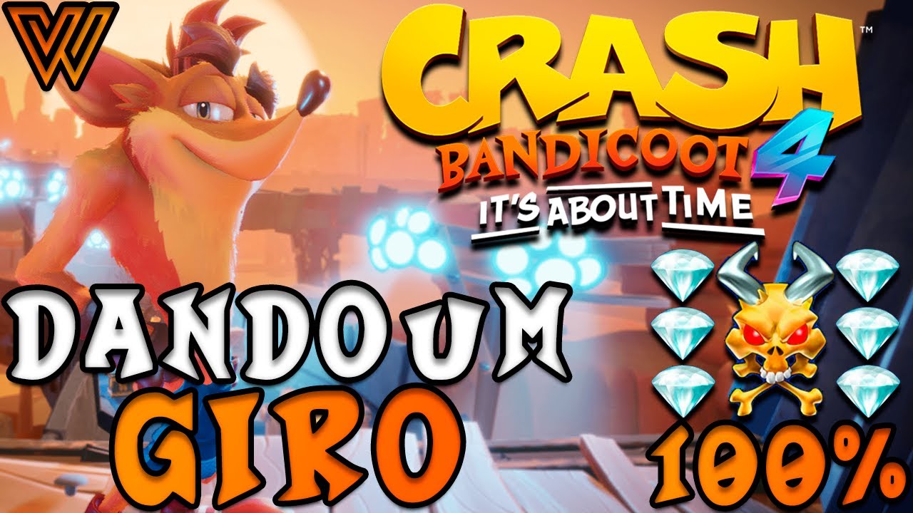 Dando Um Giro 100% - Todas as Joias NORMAL & N. VERTED + Relíquia Perfeita | CRASH BANDICOOT 4