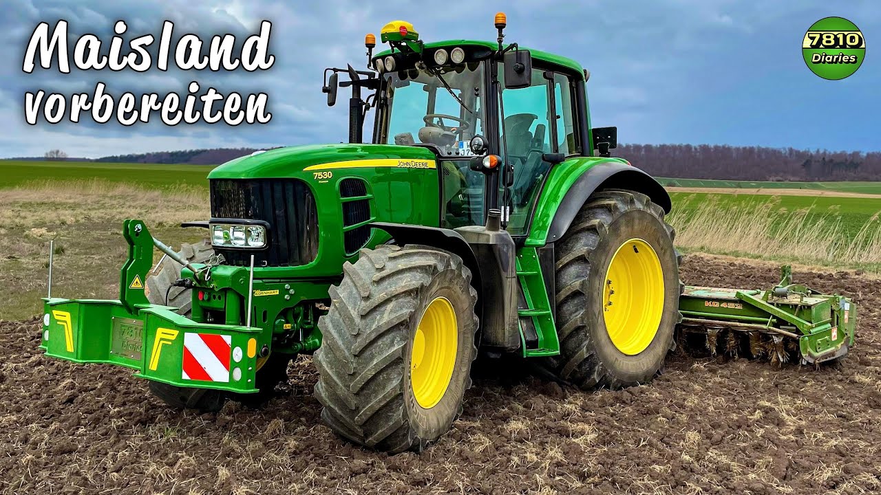 Let’s Drive 7530👊 | Maisland vorbereiten mit der 4,5 m Kreiselegge | in UHD (4K)