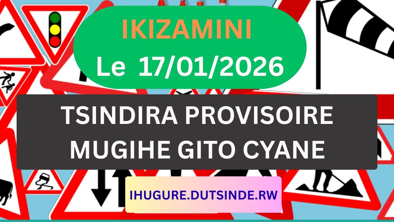 AMATEGEKO YUMUHANDA, IBIBAZO NIBISUBIZO BYA PROVISOIRE BYABAJIJWE UYUMUNSI LE 17/1/2026 #0796705188