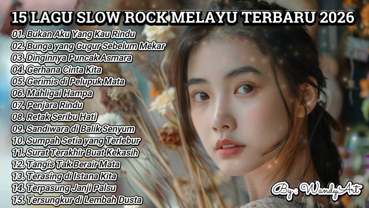 Slow Rock Melayu Viral Terbaik 2026// Retak Seribu Hati 💔 cocok menemani aktivitas dan santai
