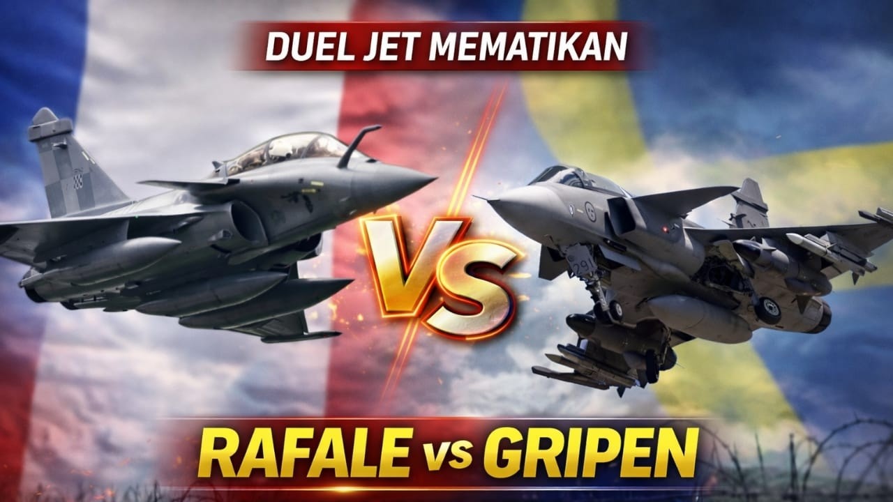 HEAD TO HEAD!! Rafale vs Gripen — Duel Mematikan di Udara Modern
