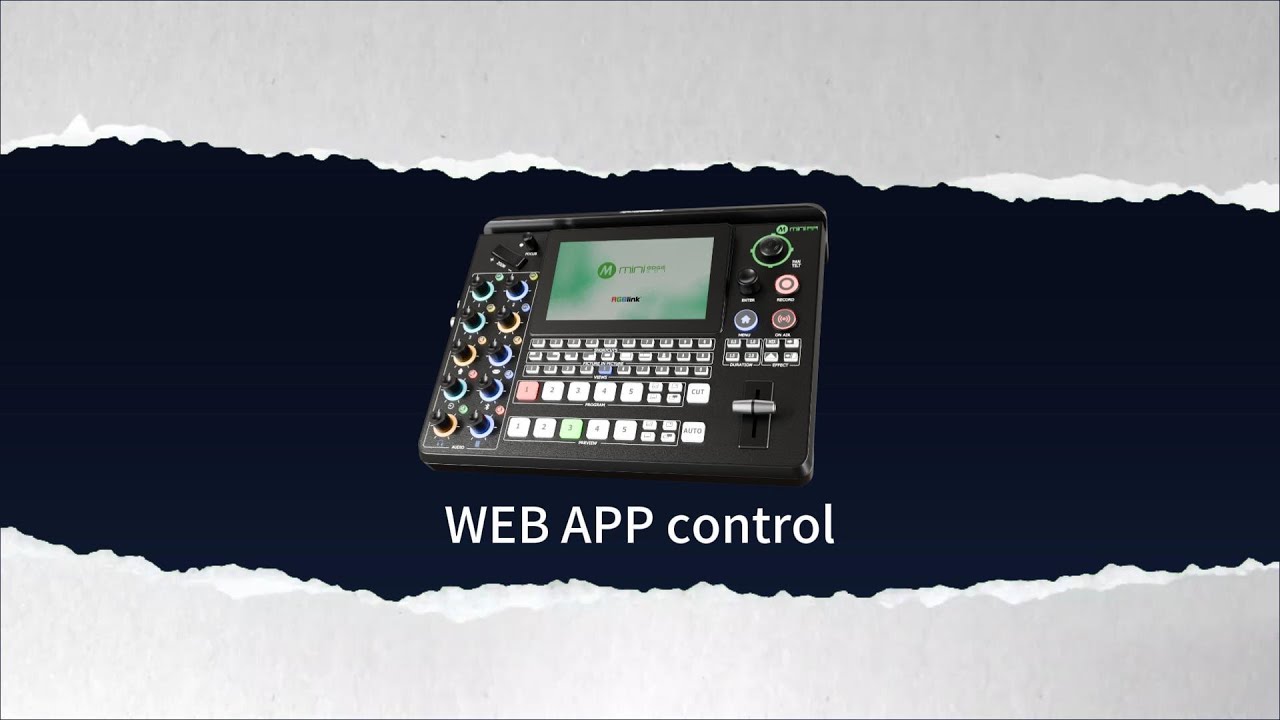RGBlink mini-edge SDI WEB APP control