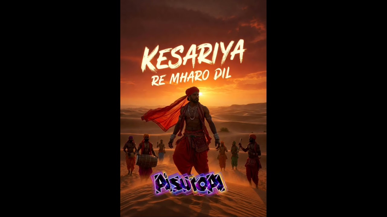 Kesariya rang, Thar ri mitti, aur dil se nikla geet ❤️🔥AizuraAI presents pure desi vibes