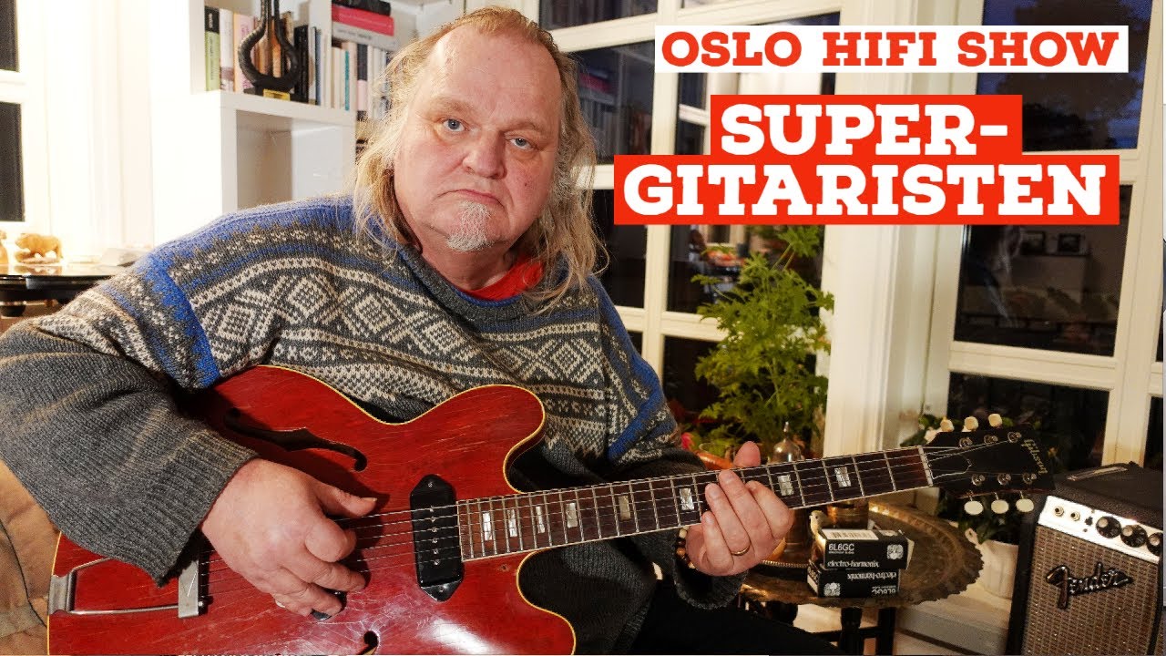 Supergitarist Knut Reiersrud på Oslo HiFi Show