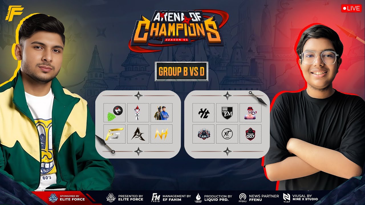 [LIVE] AOC S2|| LEAGUE STAGE [B VS D]​ @VILLANXD78 @arisudanyt @classyfreefire