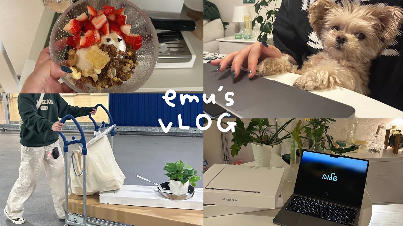 IKEAとの別れ👋🏻🥲MacBookを買い替えてムービーナイトした休日🍿メルカリで服を出品.VLOG