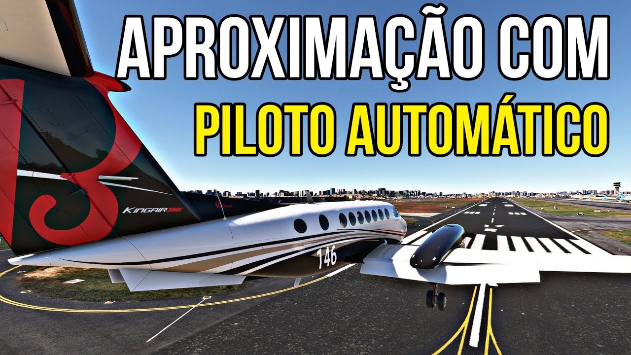 Como fazer uma APROXIMAÇÃO e POUSO AUTOMÁTICO | Flight Simulator 2020