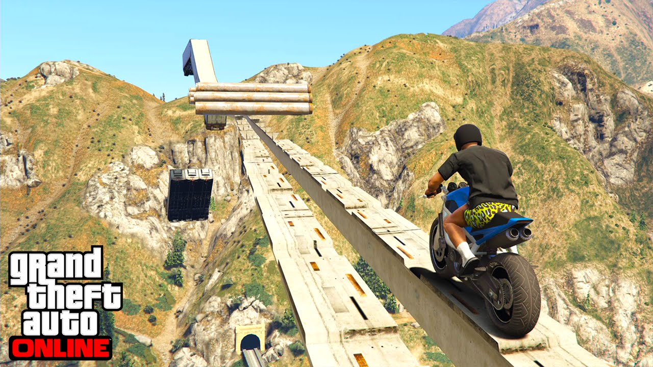 OVER THE CANYON ! GTA 5 ONLINE