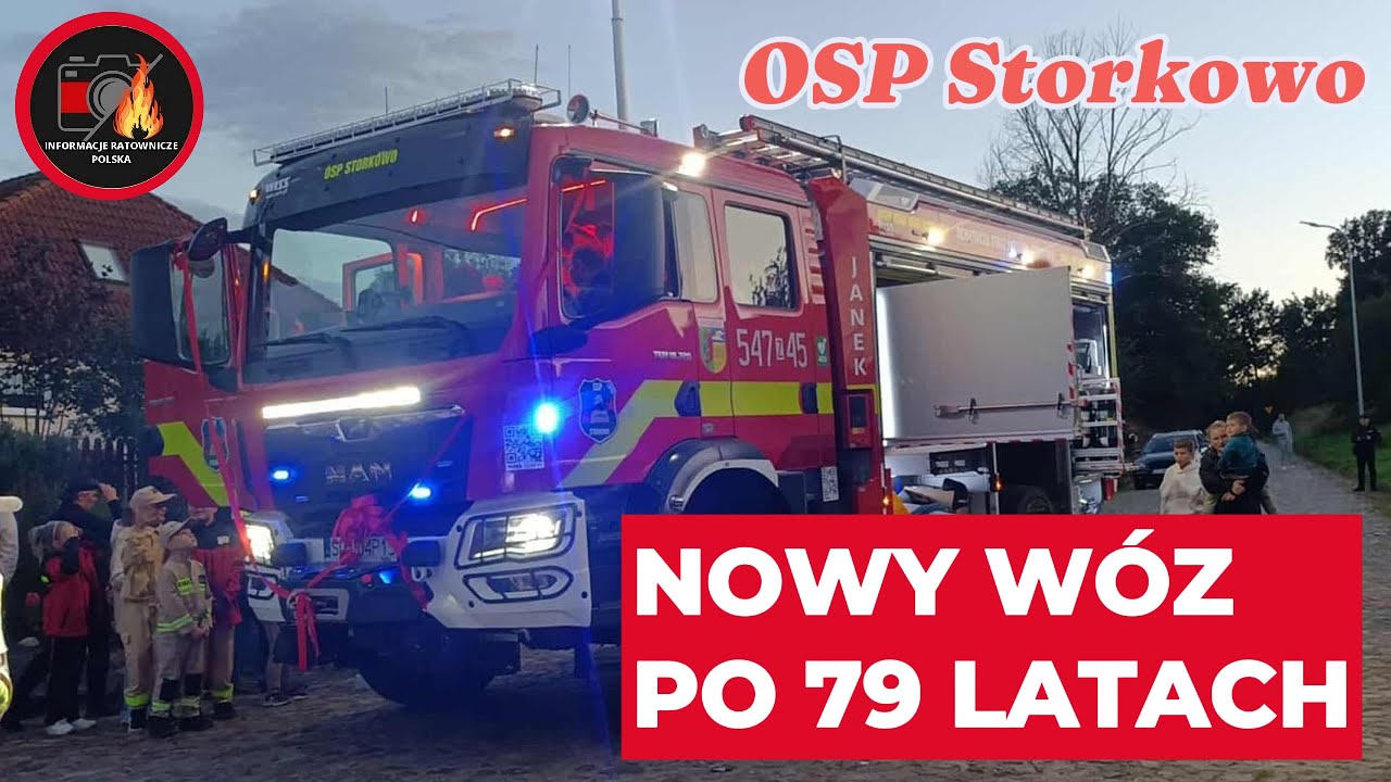 79 LAT OCZEKIWANIA NA NOWY WÓZ | OSP STORKOWO | 🚨🚒🧑‍🚒 | #998 #112 #straż #osp #alarmowo #nowość