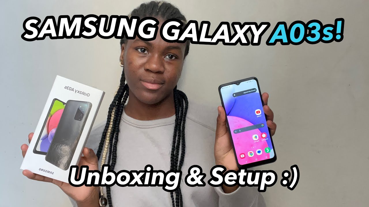 Samsung Galaxy A03s Unboxing, Setup & Review! (black, 32gb)