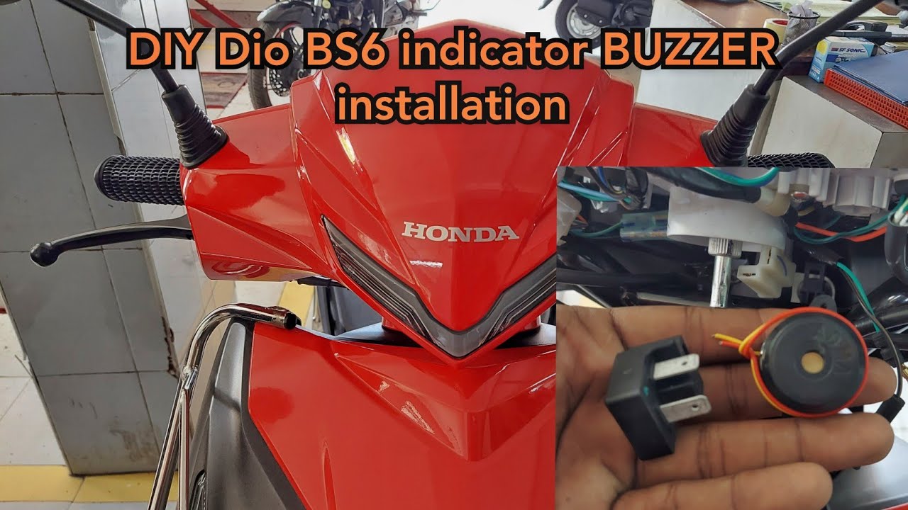 How to install Indicator Buzzer in Honda dio BS6 || DIY || activa 6g  grazia bs6 PROBLEM SOLVED