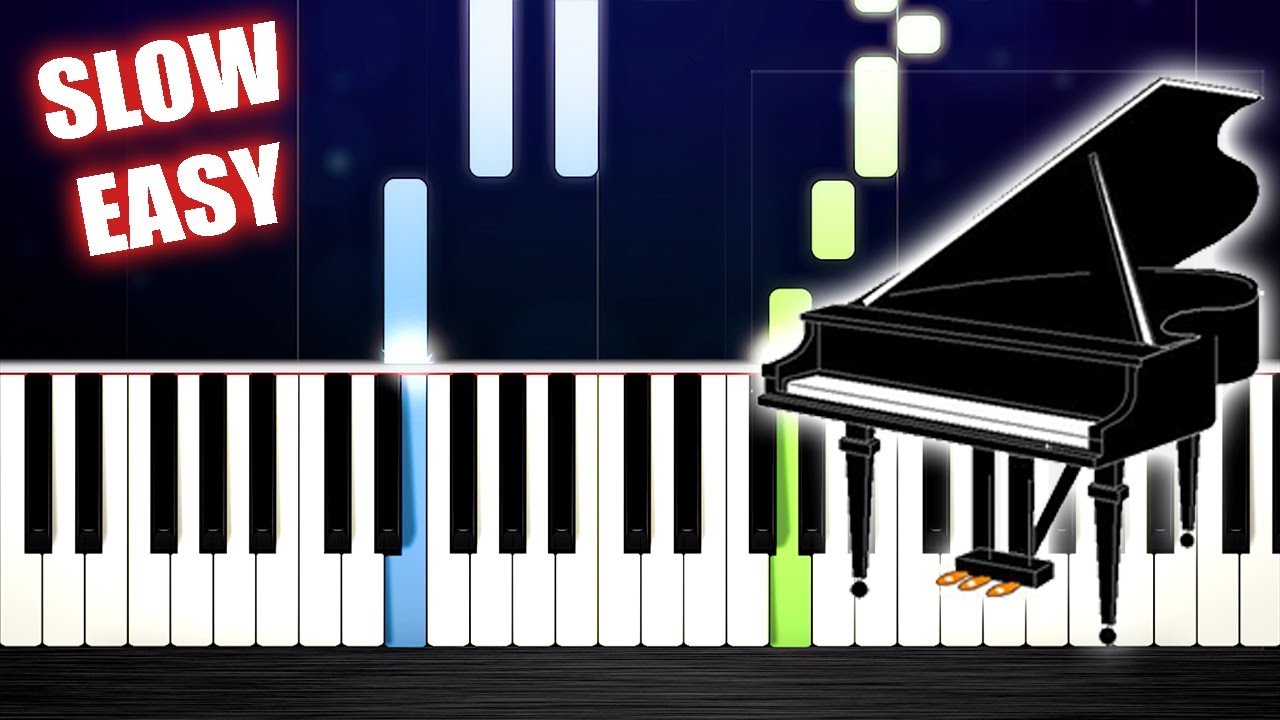 Greensleeves - SLOW EASY Piano Tutorial by PlutaX