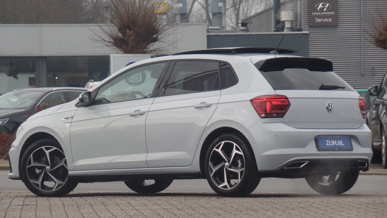 Volkswagen NEW Polo R-Line 2020 in 4K White Silver 17 inch Bonneville walk around & detail inside