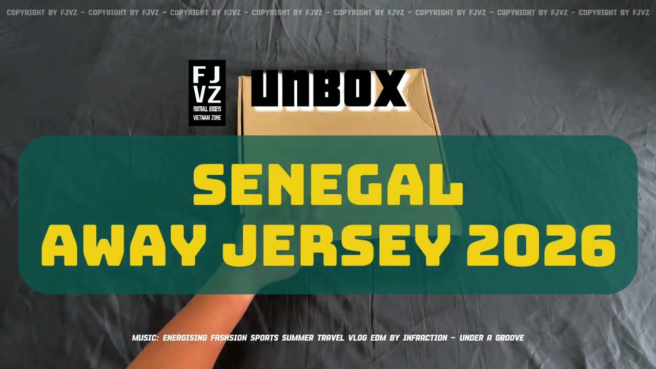 Unboxing Senegal away jersey 2026
