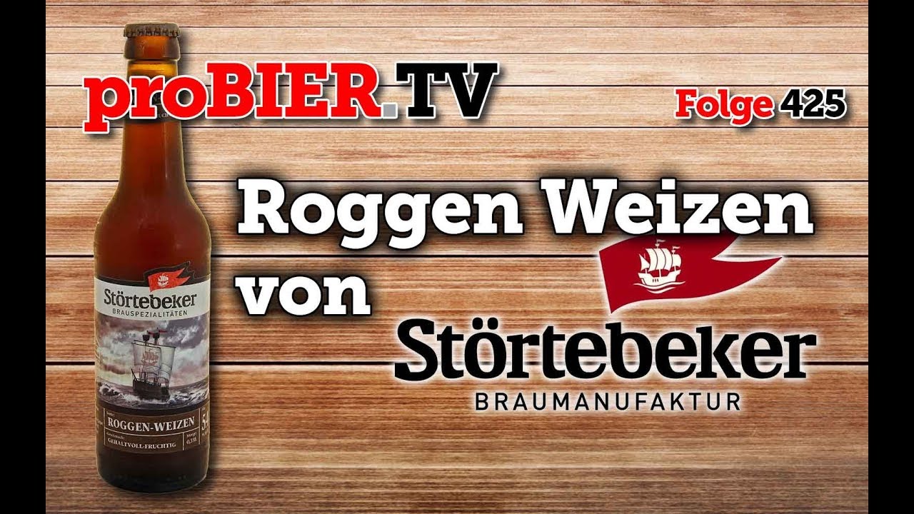 Roggen Weizen von Störtebeker | proBIER.TV - Craft Beer Review #425 [4K]