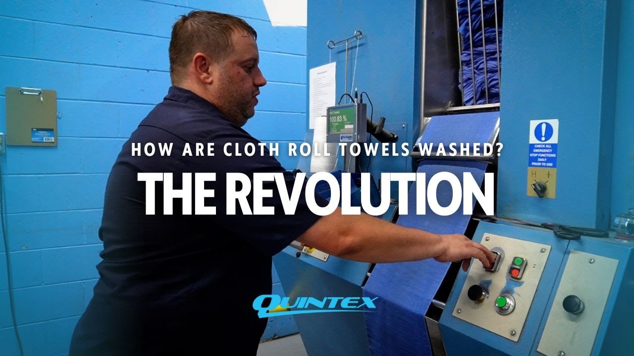 Kannegiesser Revolution Machine | How Are Continuous Roller Towels Cleaned?
