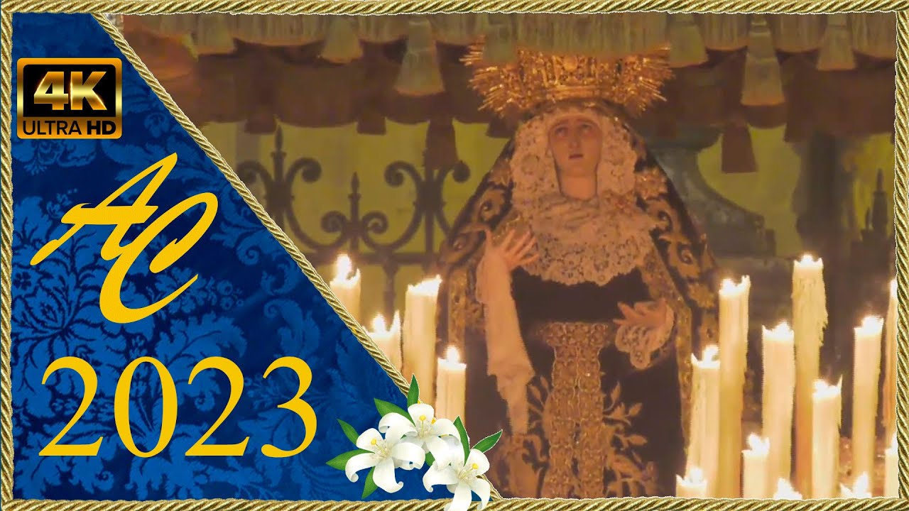 [4K] VIRGEN DE LOS DOLORES (B.M. Tejera) - Hdad. Penas de San Vicente en Carrera Oficial - Sevilla