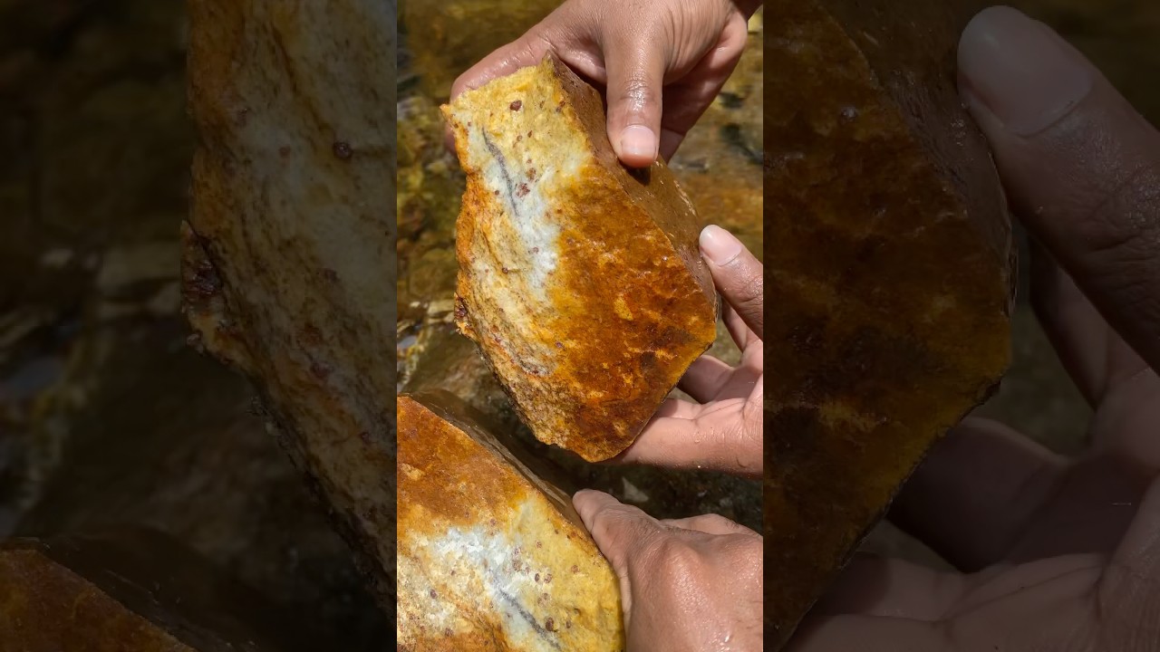 Gold #gems #crystals #quartz #satisfying #viral