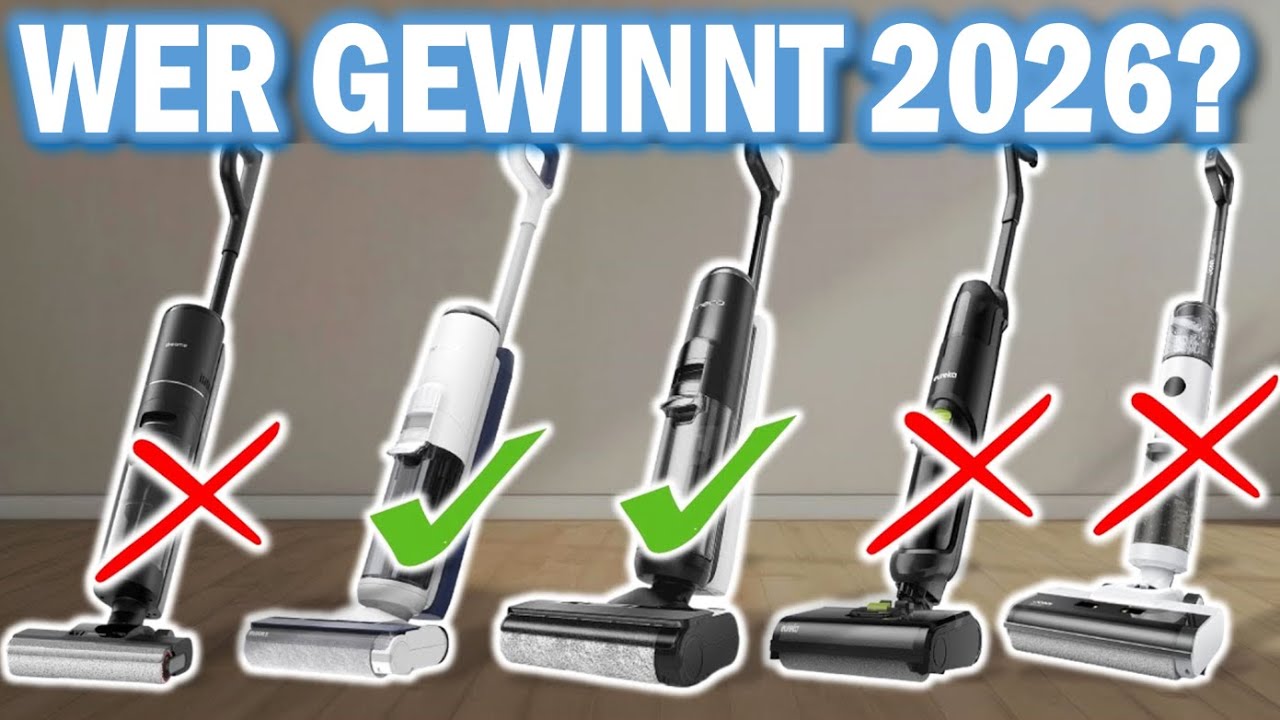 TOP 5 KABELLOSE NASSAUGER (Testsieger 2026)!! 🔥 | Die besten kabellosen Nasssauger