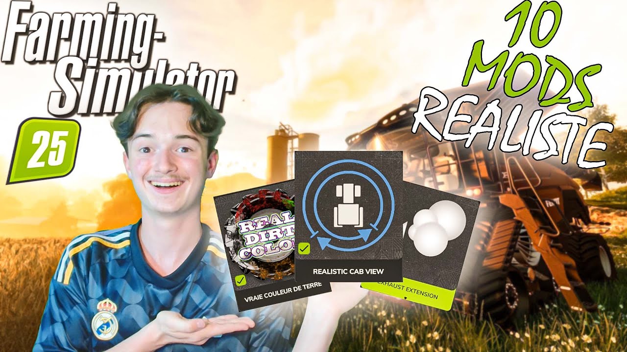 10 mods RÉALISTES FARMING SIMULATOR 25 [partie 1] !