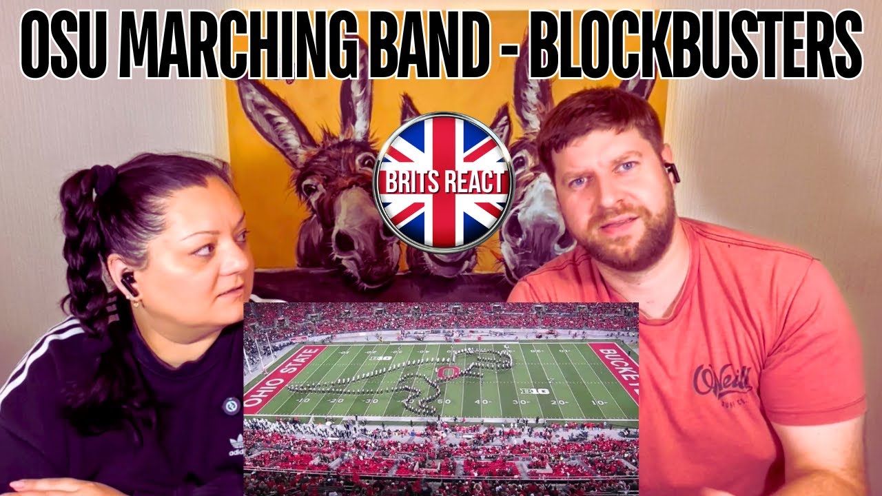 BRITS REACT | OSU Marching Band Tribute to Blockbuster Movies | BLIND REACTION