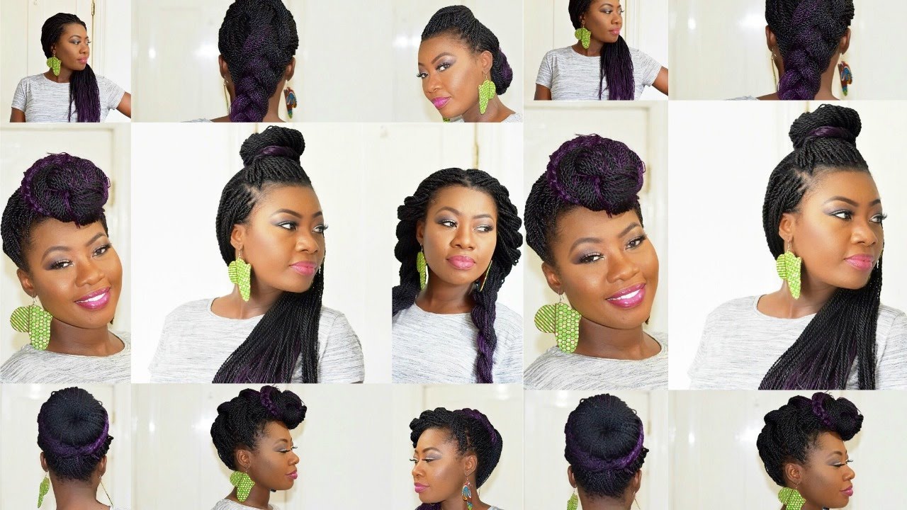 How to Style Senegalese Twist in minutes - 11 Simple Ways to bring life back to your braids/ Rock It
