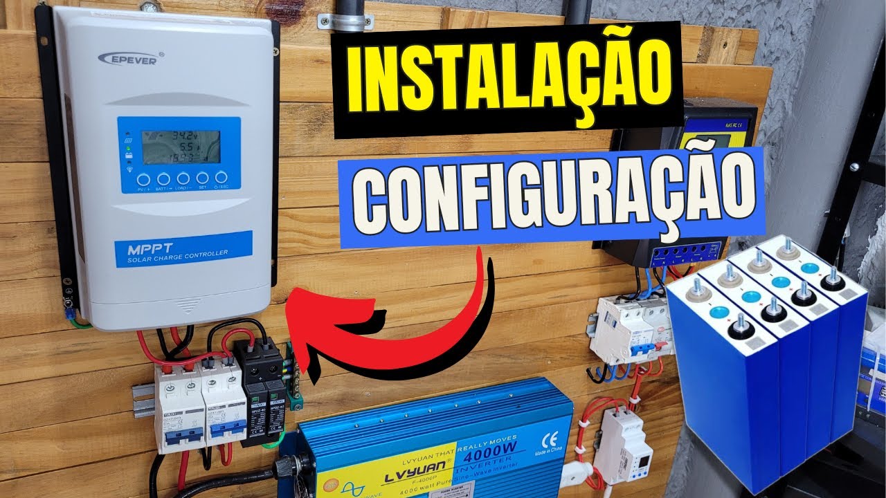 Epever MPPT XTRA 40A, Como ligar e configurar o controlador para as Baterias LifePo4 no OFF-GRID.