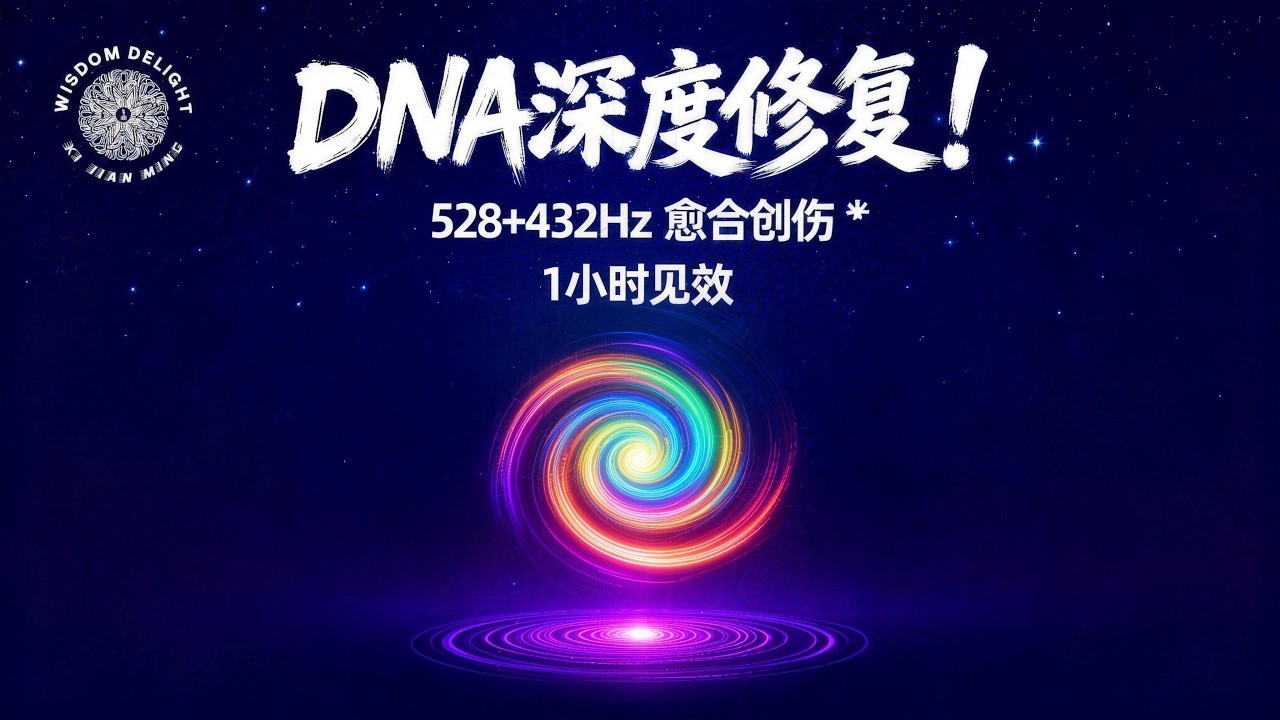 528Hz + 432Hz Miracle Frequency: Deep DNA Repair, Heal Body & Mind Damage Overnight