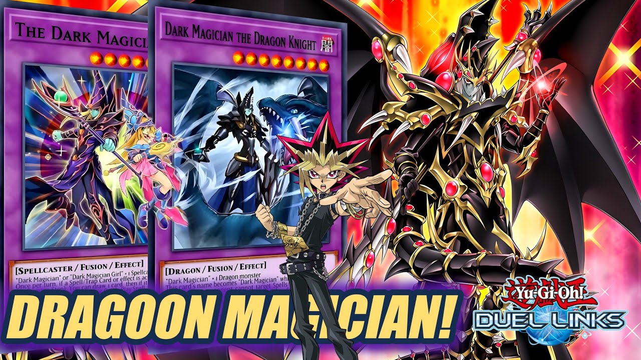 DARK MAGICIAN Deck ft. RED-EYES DARK DRAGOON! The MISSING PIECE of The PUZZLE [DUEL LINKS]