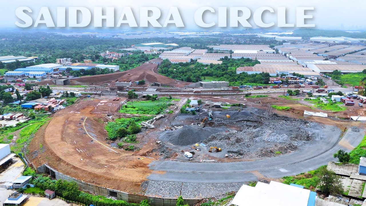 Saidhara circle point work update | samrudhi & JNPT mahamarg connector