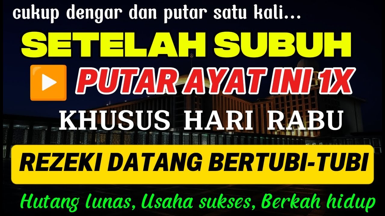 Dzikir Pagi Pembuka Rezeki ✨ Menenangkan Hati, Awali Hari dengan Berkah