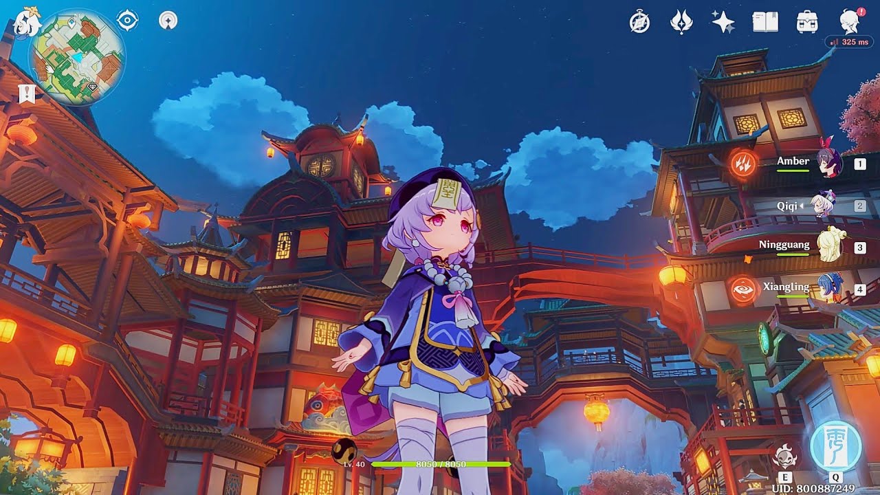 Genshin Impact - Liyue Harbor Tour with Qiqi