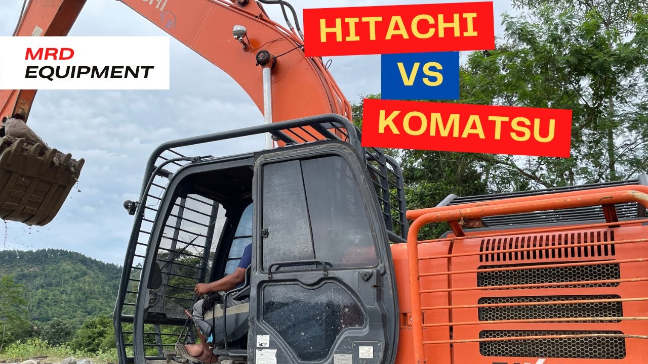 Hitachi Zaxis 210 and Komatsu PC 200 Excavators Compete