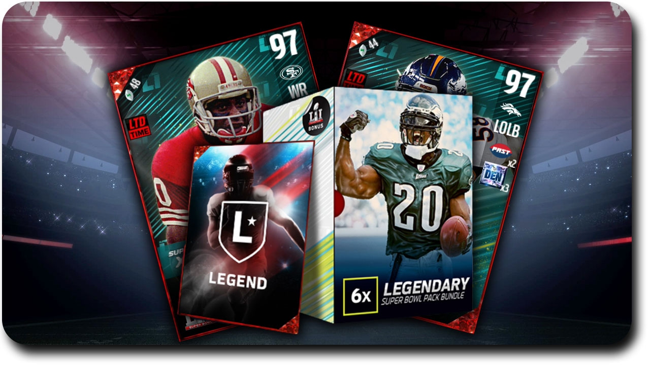 MUT 17 Legendary Super Bowl Bundle Opening 